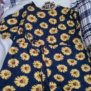 Sunflower romper
